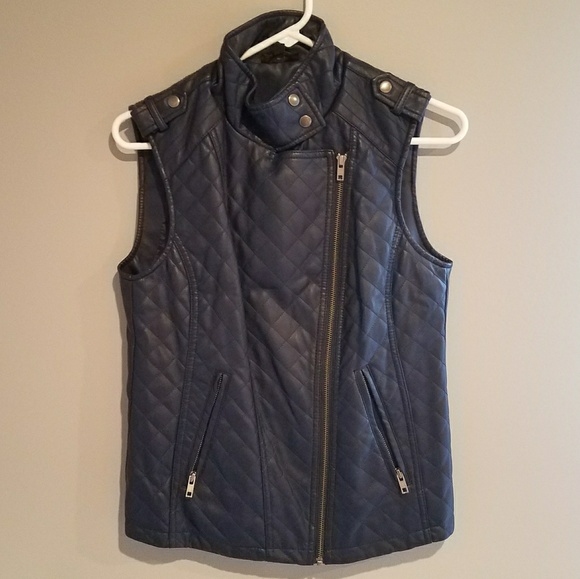 Apt. 9 Jackets & Blazers - Moto Faux Leather Vest